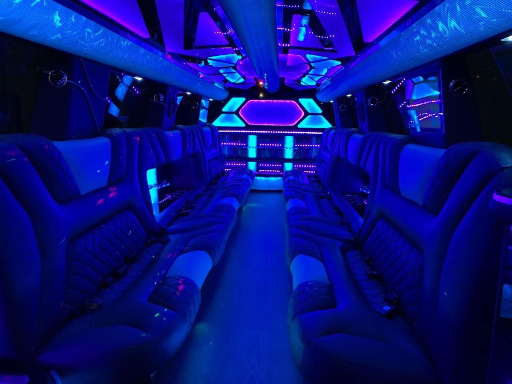 Mercedes GLS limousine interior